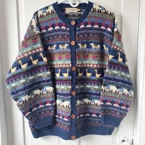 Vintage LLBean Sweater. Wool. XL